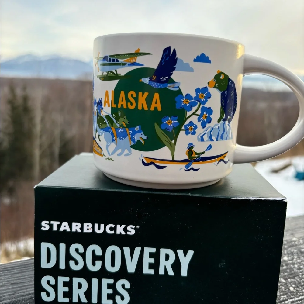 New Starbucks ALASKA 14oz Coffee Mug DISCOVERY SERIES AK cup